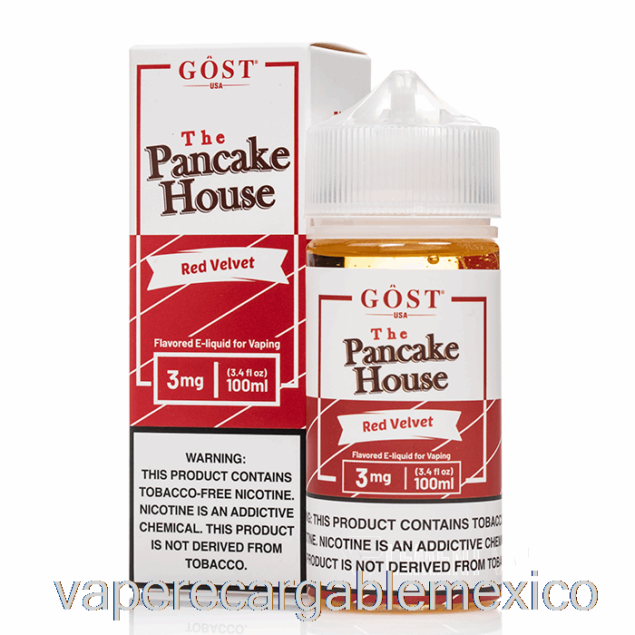Vape Recargable Red Velvet - The Pancake House - Gost Vapor - 100ml 6mg